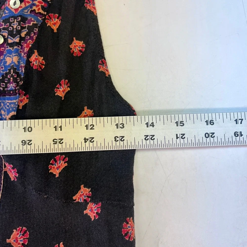Intimately Free People Faithfully Yours Paisley Floral Handkerchief Slip Dress S